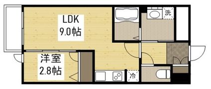 月光江波東弐番館の間取り画像