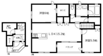 ヴィラ松原の間取り画像