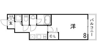 ラフィーネ神戸NorthWingの間取り画像