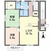 グランコート久万ノ台 O棟の間取り画像