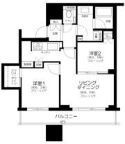 CAPITAL GATE PLACE THE TOWERの間取り画像