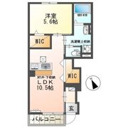 ルナ白羽の間取り画像