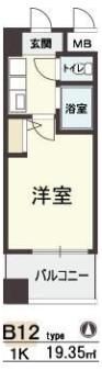 HOPE CITY天神橋の間取り画像