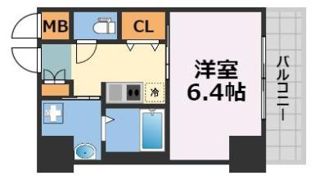 クレビオス難波EASTの間取り画像