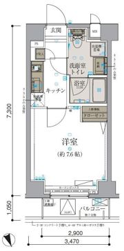 リヴシティ本郷の間取り画像