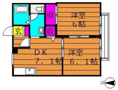 ミレニアム金光の間取り画像