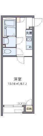 クレイノオカムラハイツ7の間取り画像