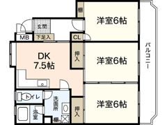ひのかわマンションの間取り画像