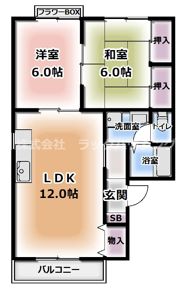 エスポワール21 A棟の間取り画像