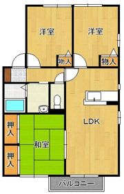 プラティーク アヴェニュー D棟の間取り画像