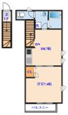 ベルグラン千代田Ⅲの間取り画像