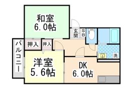 ディアス魚崎 Ⅱの間取り画像