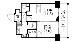 プレサンスTHE神戸の間取り画像