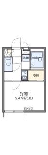 レオパレスモンターニュ日向の間取り画像