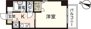 アンフェル宝町の間取り画像