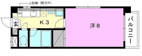 ヴィラ・アンソレイエ御幸の間取り画像