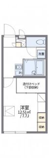 レオパレスグリーンコートの間取り画像