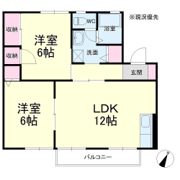 セジュールエマAの間取り画像
