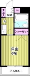 セザール横浜の間取り画像