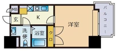 ダイナコートエスタディオ大濠公園2の間取り画像