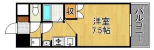 アルテハイム門司駅前の間取り画像