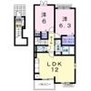 サンライズBの間取り画像