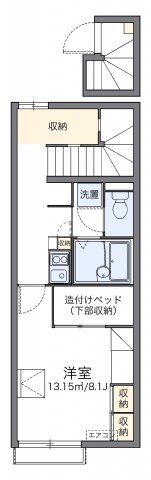 レオパレス日向坂の間取り画像