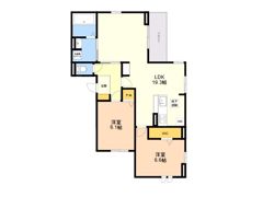 D－ROOM弥生 B棟の間取り画像