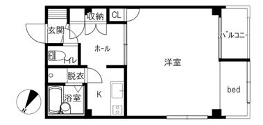 LIBERTY HOUSEⅡの間取り画像