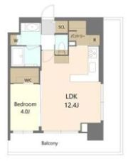 S-RESIDENCE松屋町asenceの間取り画像