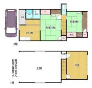 西大寺東貸家の間取り画像