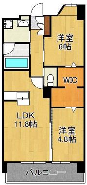 ヴェールヴァン西小倉の間取り画像