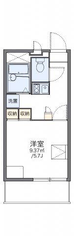 レオパレスグリーンリーブズの間取り画像