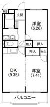 イーストライムの間取り画像
