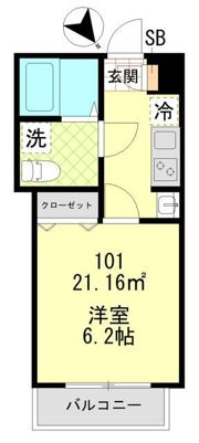 カノープス南大井Aの間取り画像