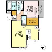 プレジェ西白島の間取り画像