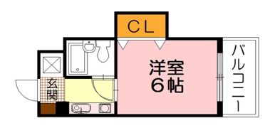 ダイアパレス比治山公園の間取り画像