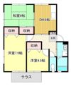 ハイツ宮ノ下 Cの間取り画像