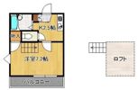 パレス南王子の間取り画像