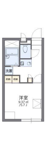 レオパレスアイーダの間取り画像