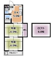 マインドハイツ平尾の間取り画像