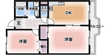 ピュアネスDoiの間取り画像