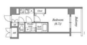ワールドアイ難波City Gateの間取り画像