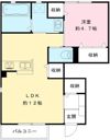 ブランドールBの間取り画像