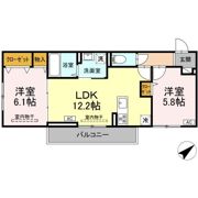 HOPE LODGE Kの間取り画像