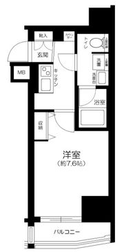 ヴァレッシア早稲田駅前シティの間取り画像