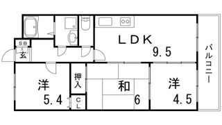 ベルコート相楽園の間取り画像