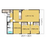 菊鉾邸の間取り画像