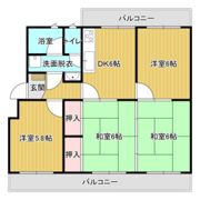 エメラルドマンション安古市の間取り画像