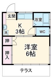第二コーポ和光の間取り画像